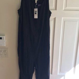 Eileen Fisher Organic-Cotton Crepe Jumpsuit